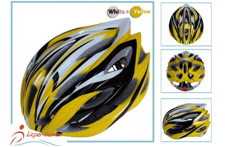 PC Inmold Shell Bicycle Helmet LH-986 yellow morefor adults bike riding protective tools safety accessories