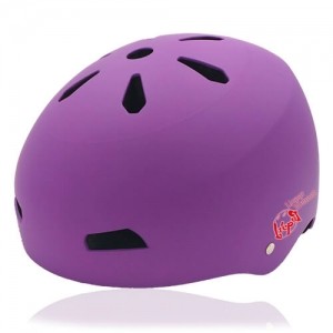 Diamond Daisy LIcper Skate Helmet LH513 Purple for sakte, roller, scooter, skateboard, inline skate, bike and balance bike safe accessory tools