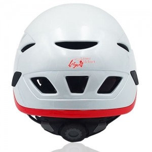 Vivid Vine Licper Climbing Helmet LH215C White back for mountain and indoor climber head safety accessory tools