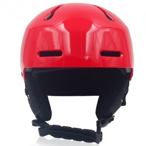 Sweet Shrub Licper Junior Ski Helmet LH033A red front for youth skier, snowboarder and snow skate beginner head safety wear